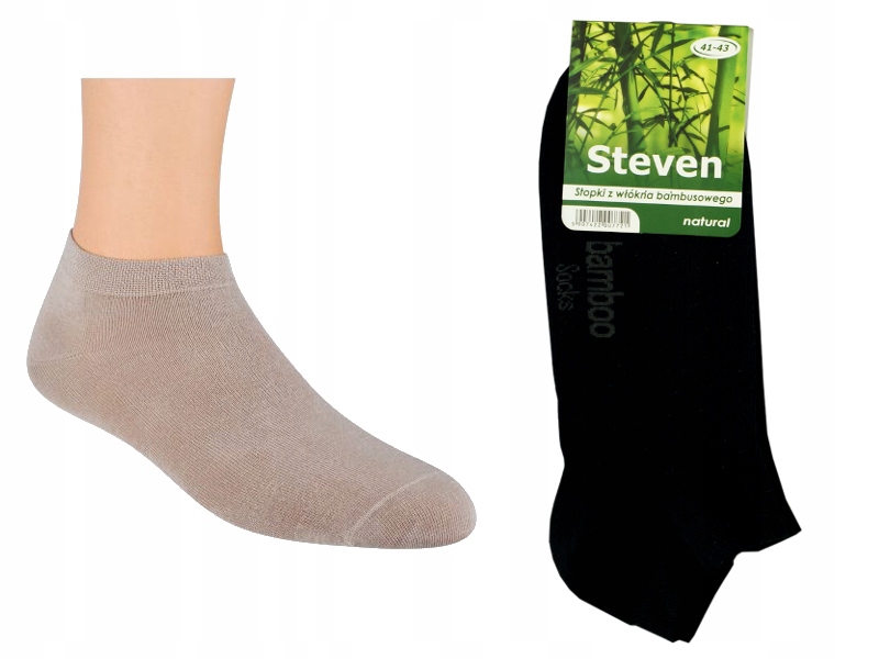 STEVEN BAMBOO členkové bambusové ponožky
