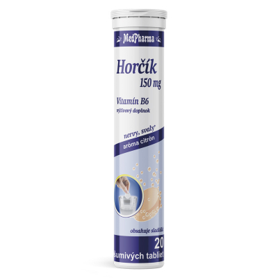 Horčík 150 mg + Vitamín B6 20eff