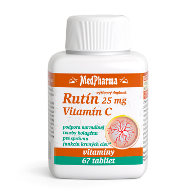 Rutín 25 mg + vit. C 67tbl