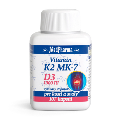 Vitamin K2 MK-7 + D3 1000 IU 107cps