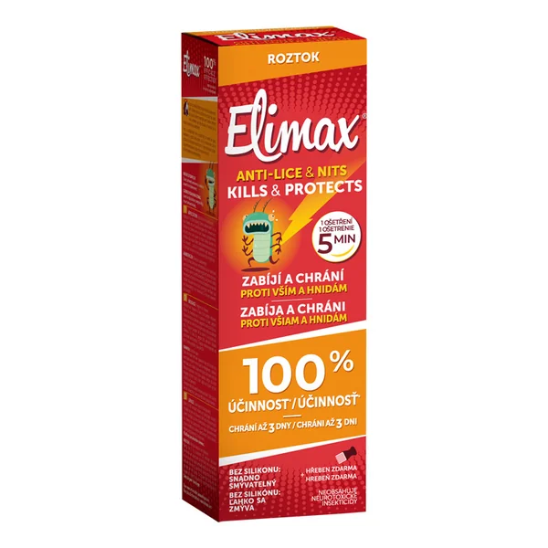 Roztok proti všiam a hnidám + hrebeň 100ml