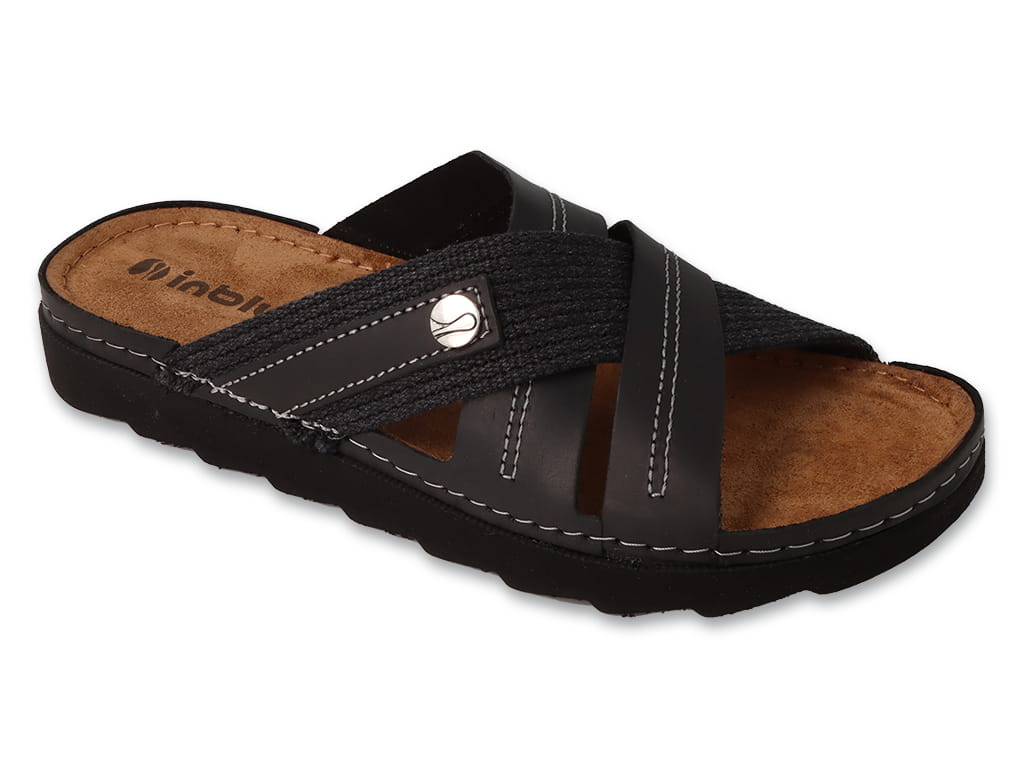 Kožené pánske šľapky Inblu