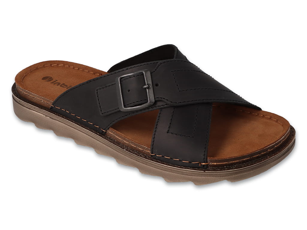 Kožené pánske šľapky Inblu