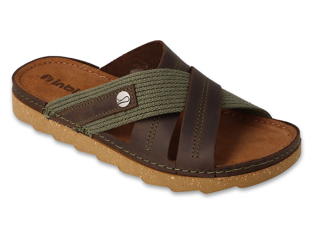 Kožené pánske šľapky Inblu