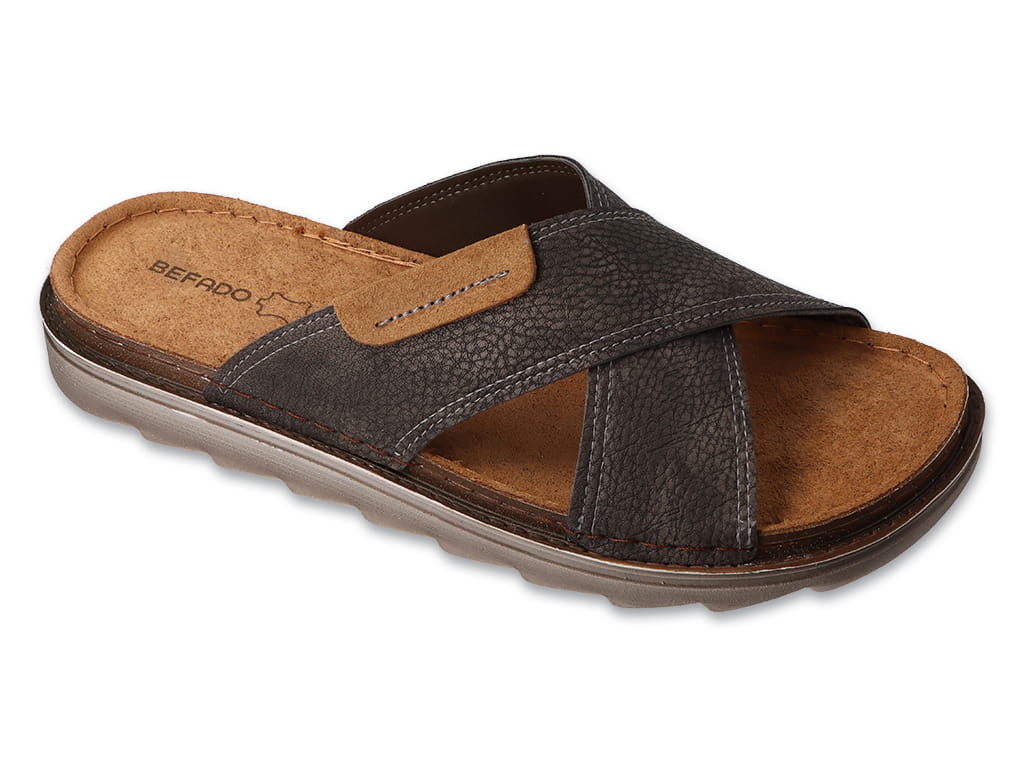 Kožené pánske šľapky 