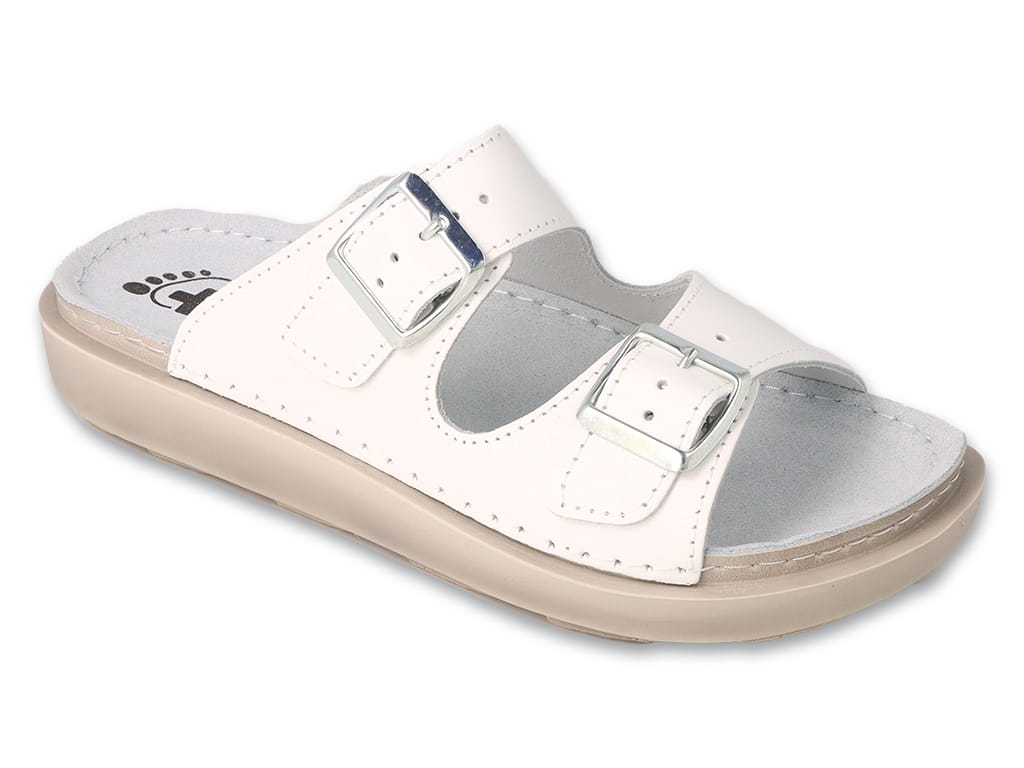 Kožené šľapky Dr. Orto med