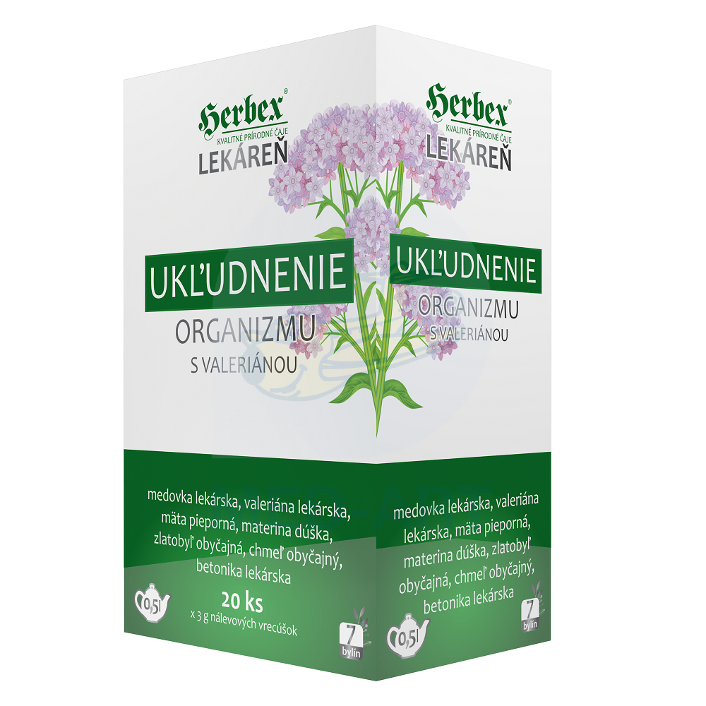 Čaj ukľudnenie organizmu 20x3g