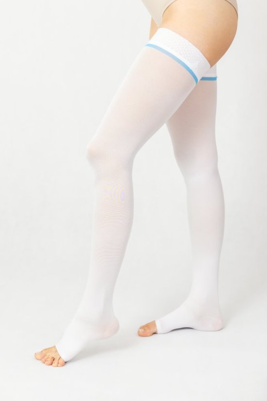 Stehenné kompresívne pančuchy, veľkosť L