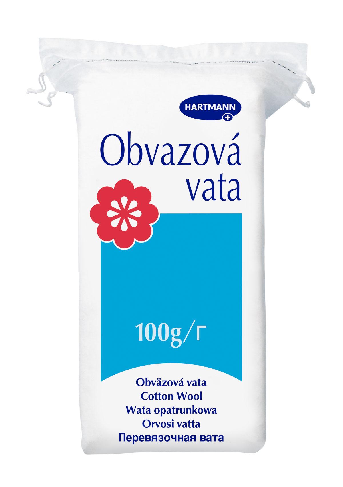 Vata obväzová skladaná 100g
