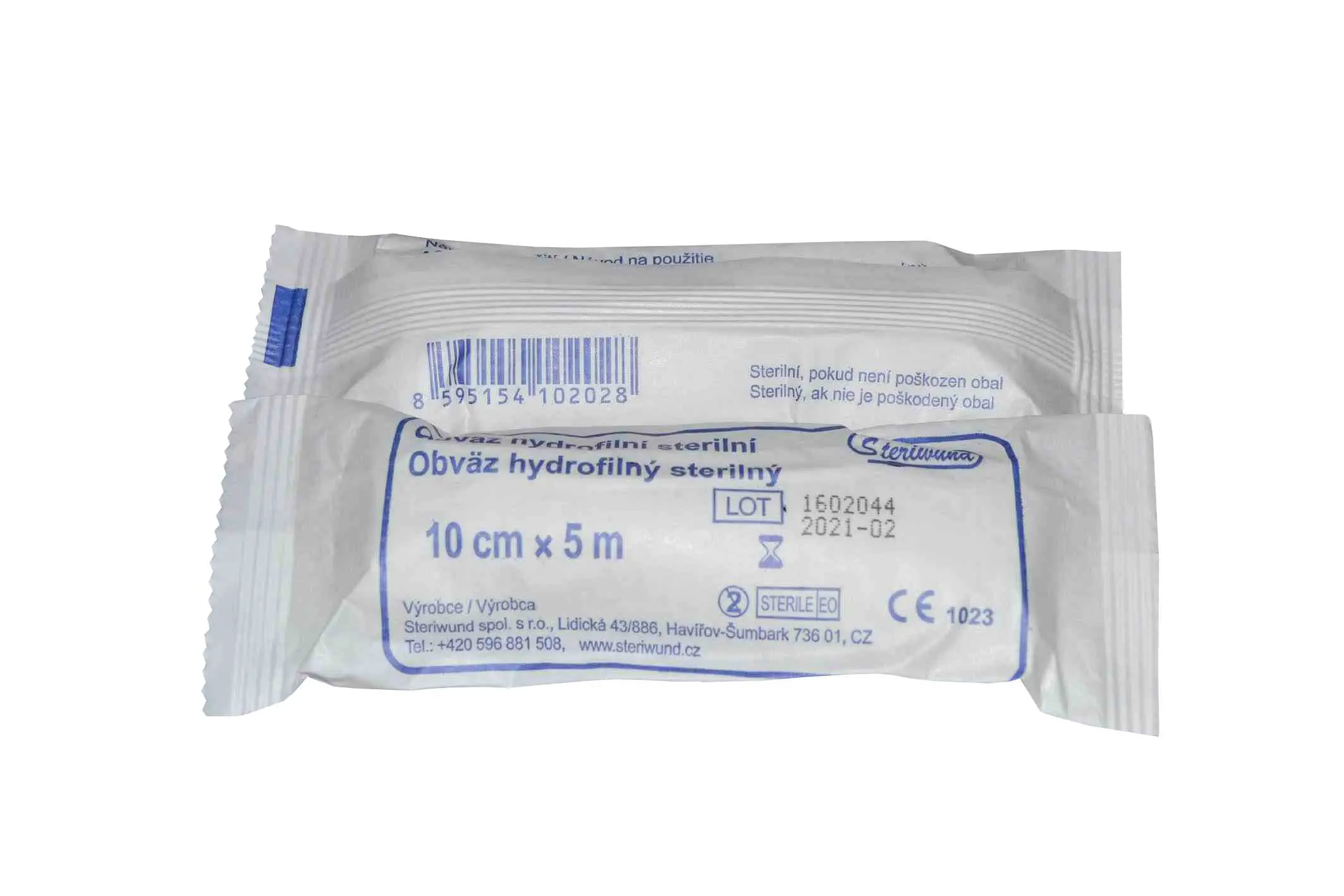 Obväz hydrofilný 10cm x 5m 1ks