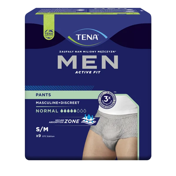 TENA Men Pants Normal Grey S/M