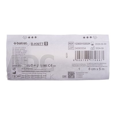 Obväz pletený 8cm x 5m 1ks