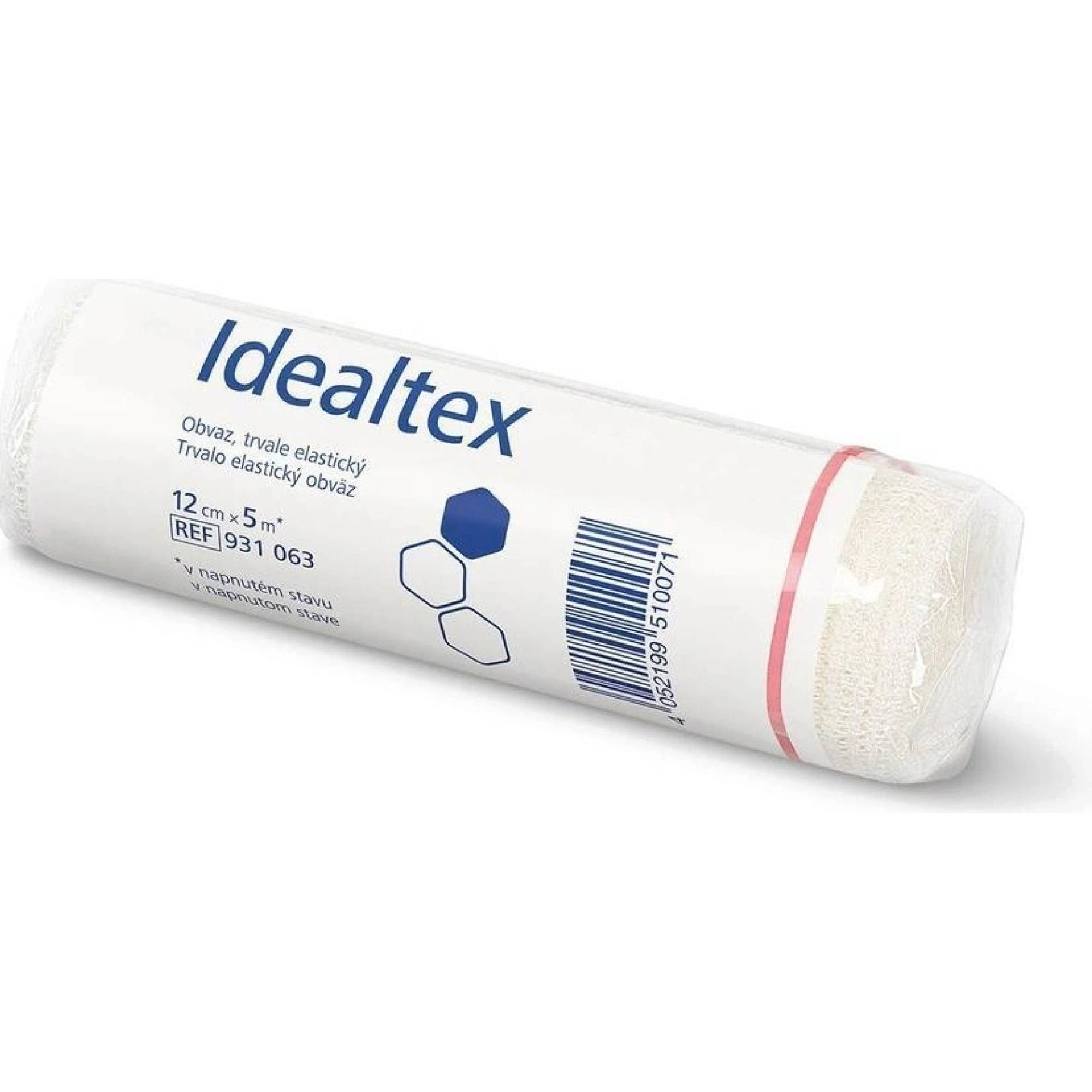 Obväz Idealtex 12cm x 5m 1ks
