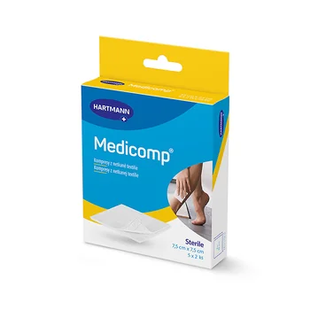 Medicomp kompres 7,5cm x 7,5cm 10ks