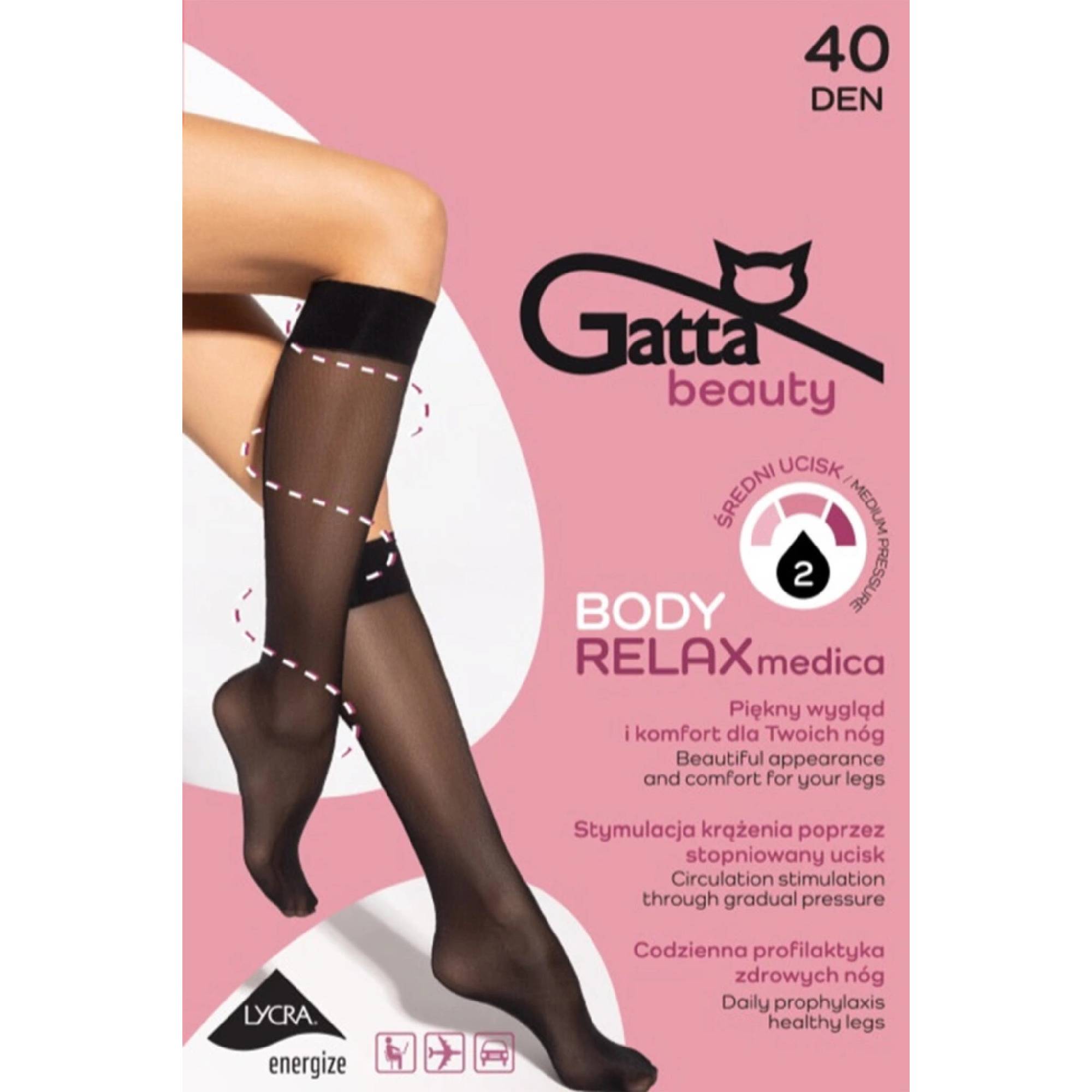 GATTA kompresné podkolienky, veľkosť 35-38