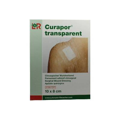 Curapor transparent krytie 10cm x 8cm 5ks