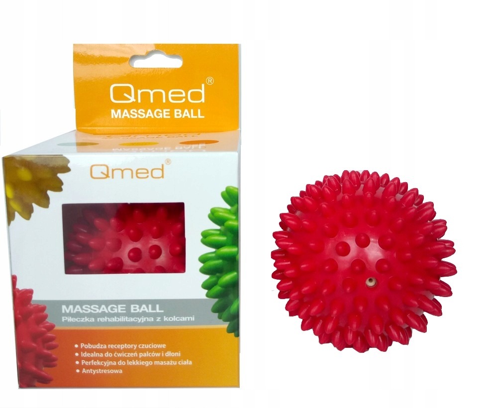 Masážna loptička, ježko 9 cm