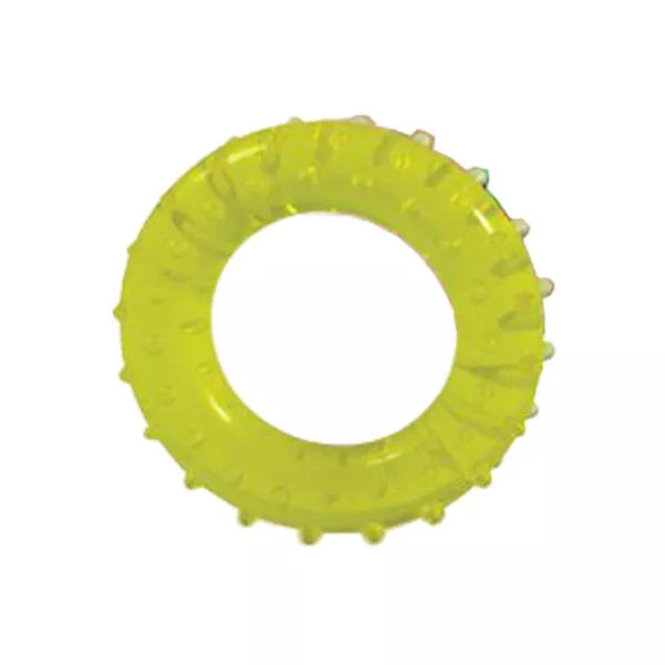 Masážny krúžok 7cm, žltý- xlight