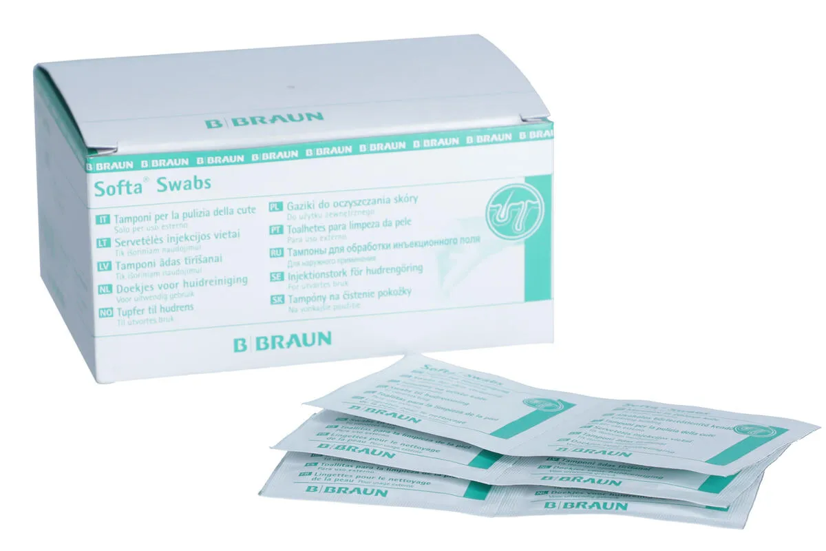 Softa Swabs 6,7cm x 3,2cm 100ks