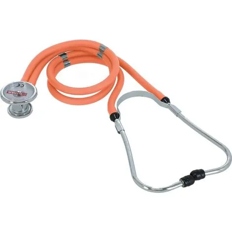 Fonendoskop obojstranný dvojhadičkový, oranžový