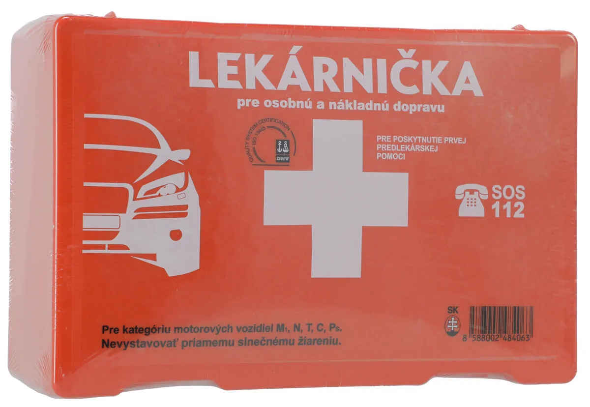 Autolekárnička PANACEA, pre osobnú a nákladnú dopravu