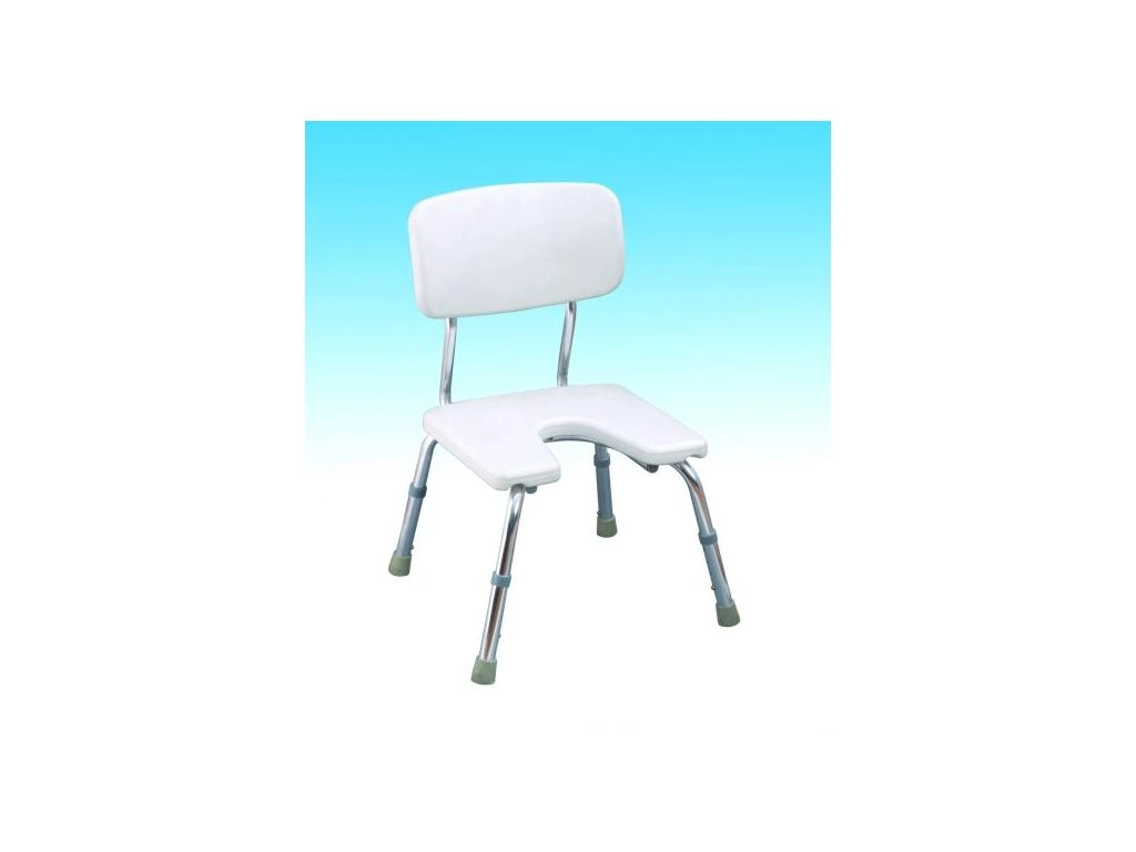 Stolička do sprchy s výrezom