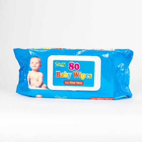 Vlhčené utierky Baby wipes 80ks