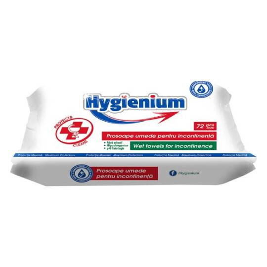 Hygienium vlhčené utierky 72ks