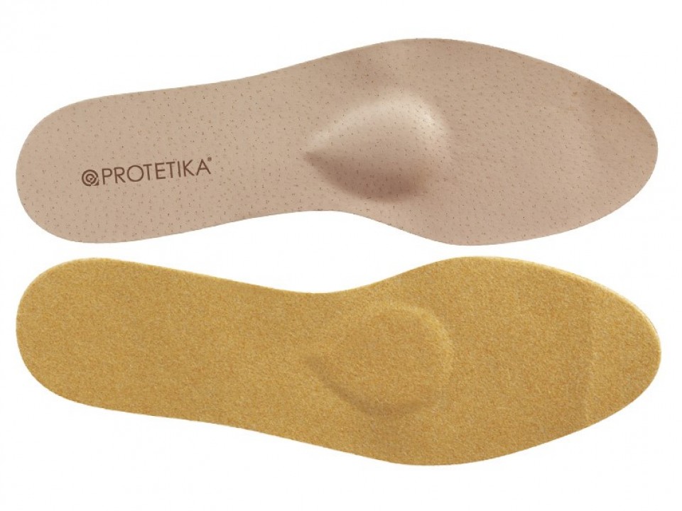 Dámske ortopedické vložky na priečne ploché nohy, koža