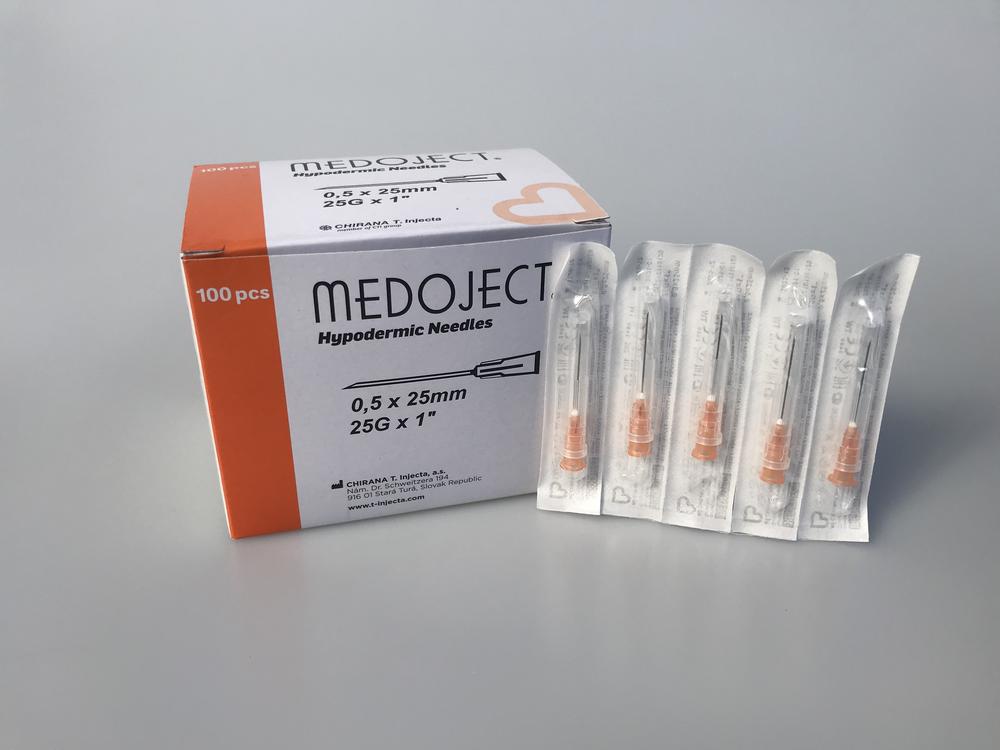 Ihla jednorázová oranžová 0,5x25mm 100ks