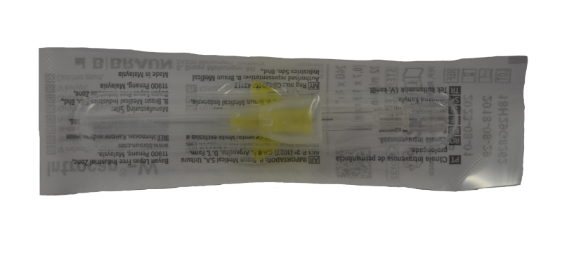 Kanyla Introcan Safety žltá G24 1ks 