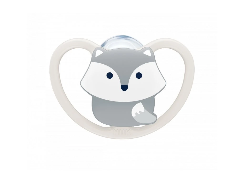 NUK Space dojčenský silikónový cumlík, 0-6 mesiacov