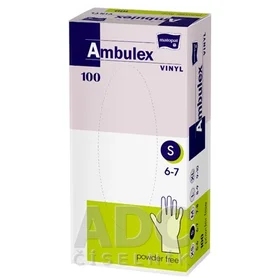 Rukavice vinylové nepúdrované nesterilné veľ. S 100ks
