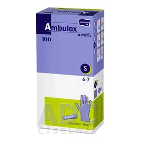 Rukavice nitrilové nepúdrované nesterilné veľ. S 100ks