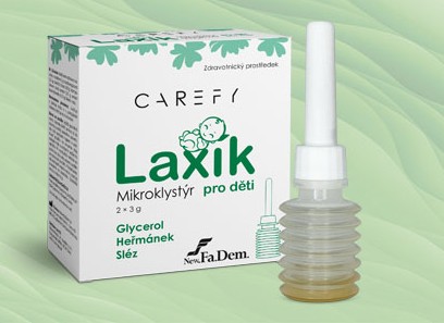 Laxík mikroklystír pre deti 2x3g