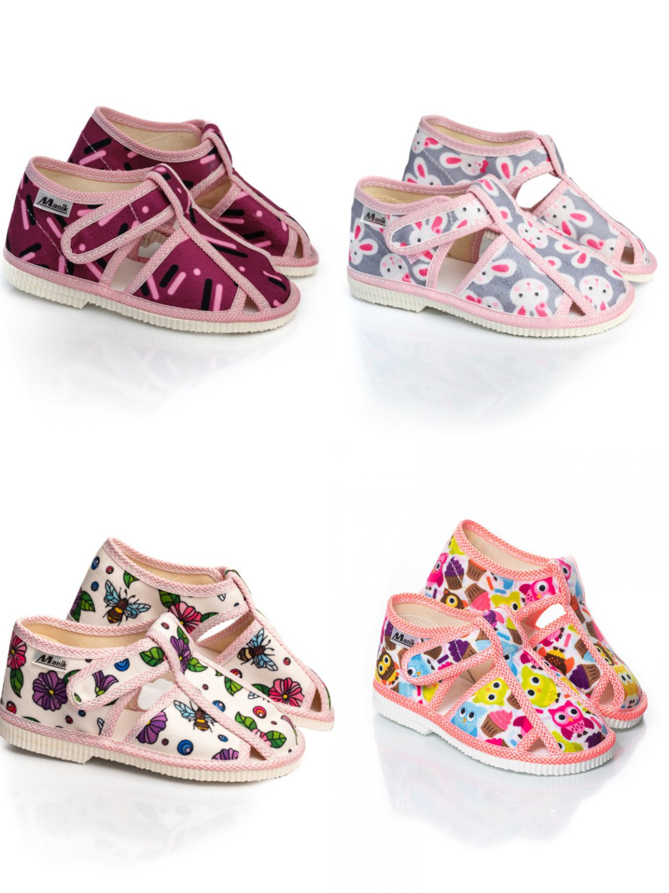 Manik papučky dievčenské, 2S