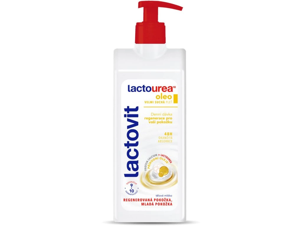 Lactovit Lactourea Oleo, telové mlieko 400 ml