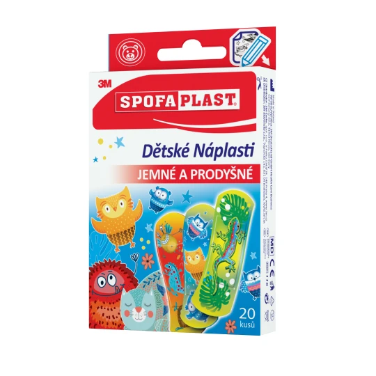 Spofaplast detská priedušná náplasť 20 ks