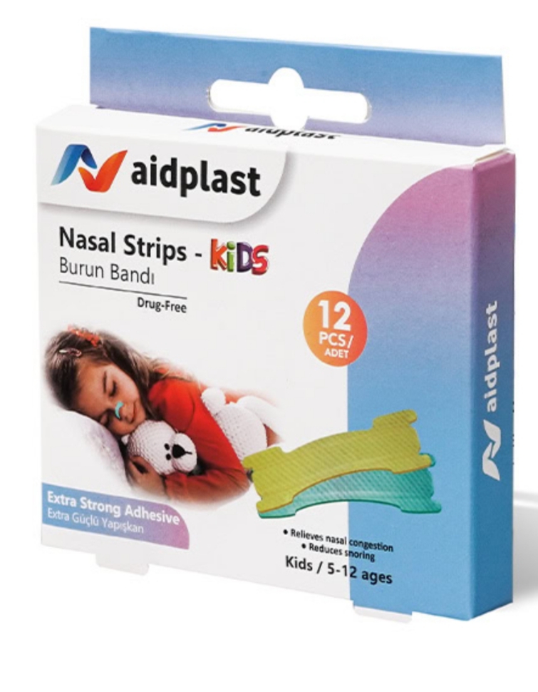 Aidplast detská náplasť na uľahčenie dýchania, 12 ks