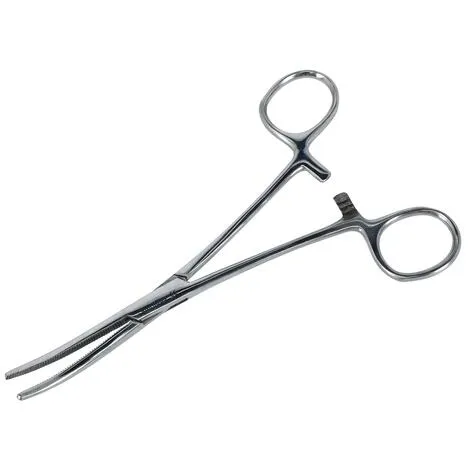 Peán zahnutý svorka 18 cm