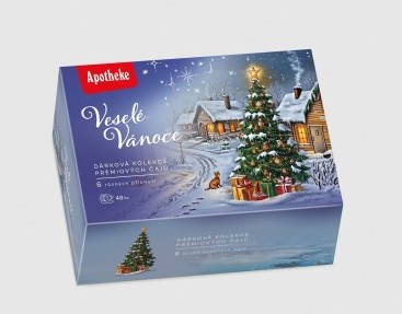 Čajová kolekcia Veselé Vianoce 48ks