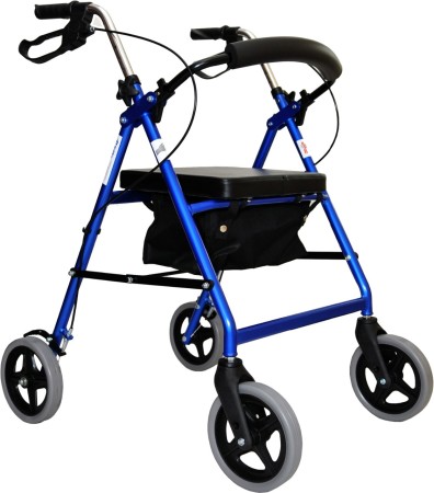 Chodítko štvorkolesové skladacie