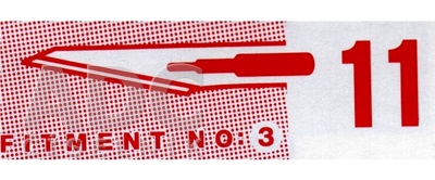 Skalpelové čepieľky SURGEON č.11