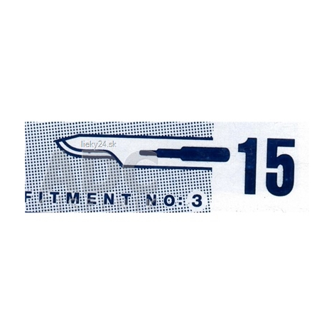 Skalpelové čepieľky SURGEON č.15