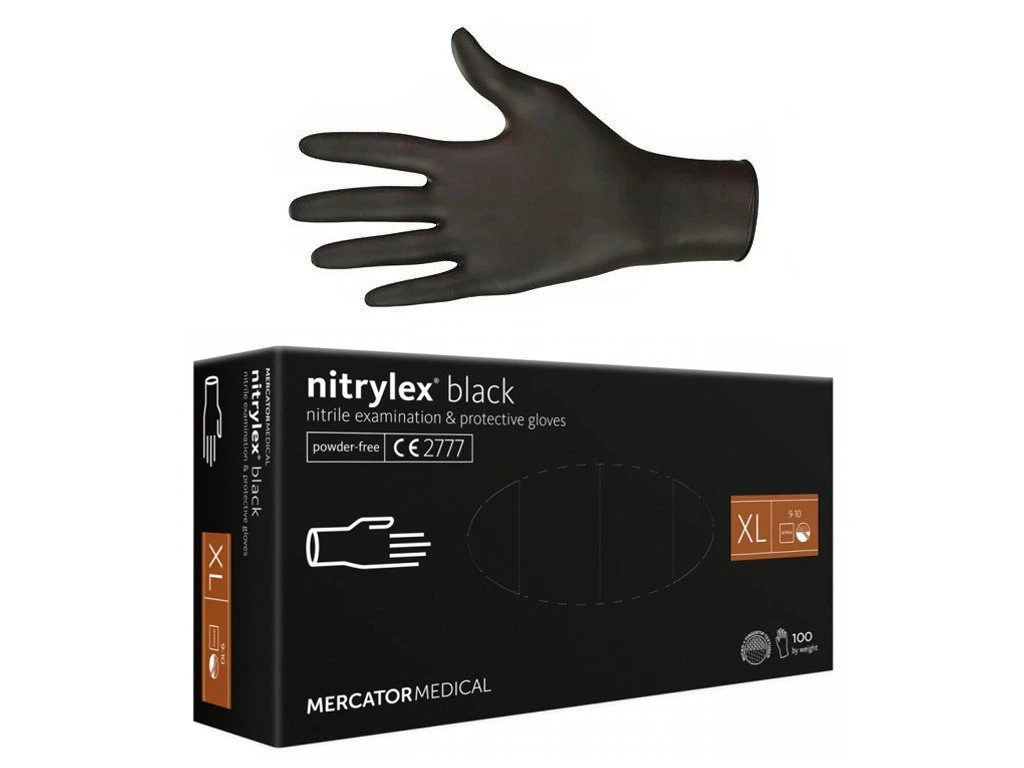 Rukavice nitrilové nepúdrované nesterilné veľ. XL 100ks