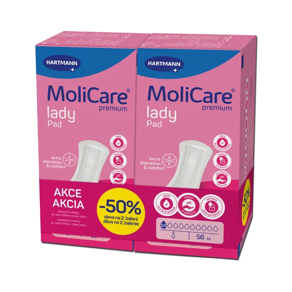MoliCare Premium lady pad 0,5 kvapky DUOPACK