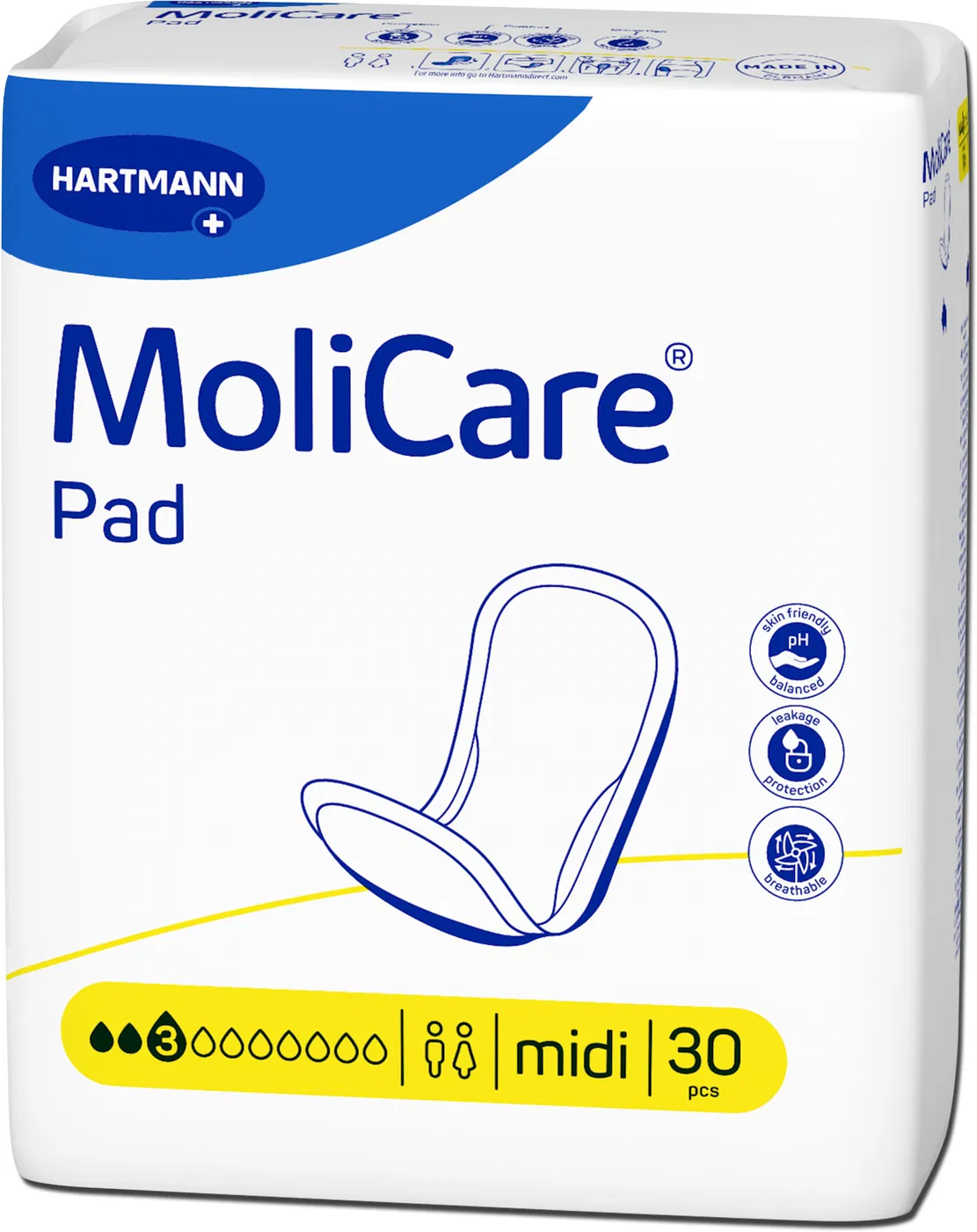 MoliCare Pad 3 kvapky (midi)
