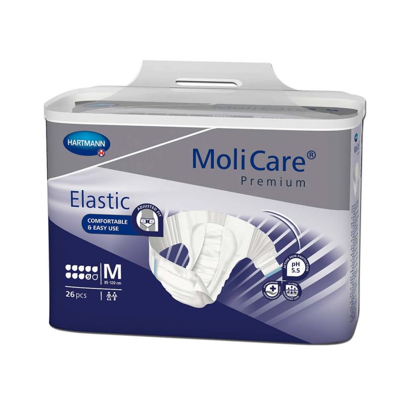 MoliCare Premium Elastic 9 kvapiek M