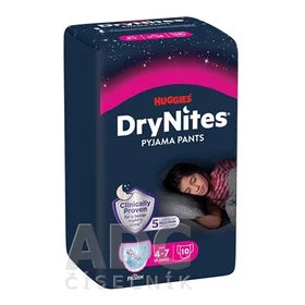 HUGGIES DryNites MEDIUM PRE DIEVCATA (4-7 rokov)