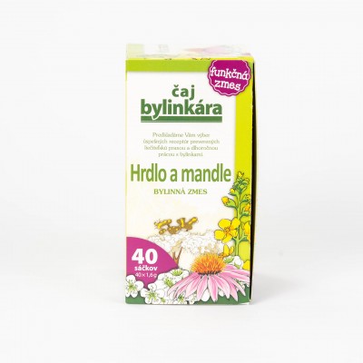 Hrdlo a mandle čaj 40x1,6g